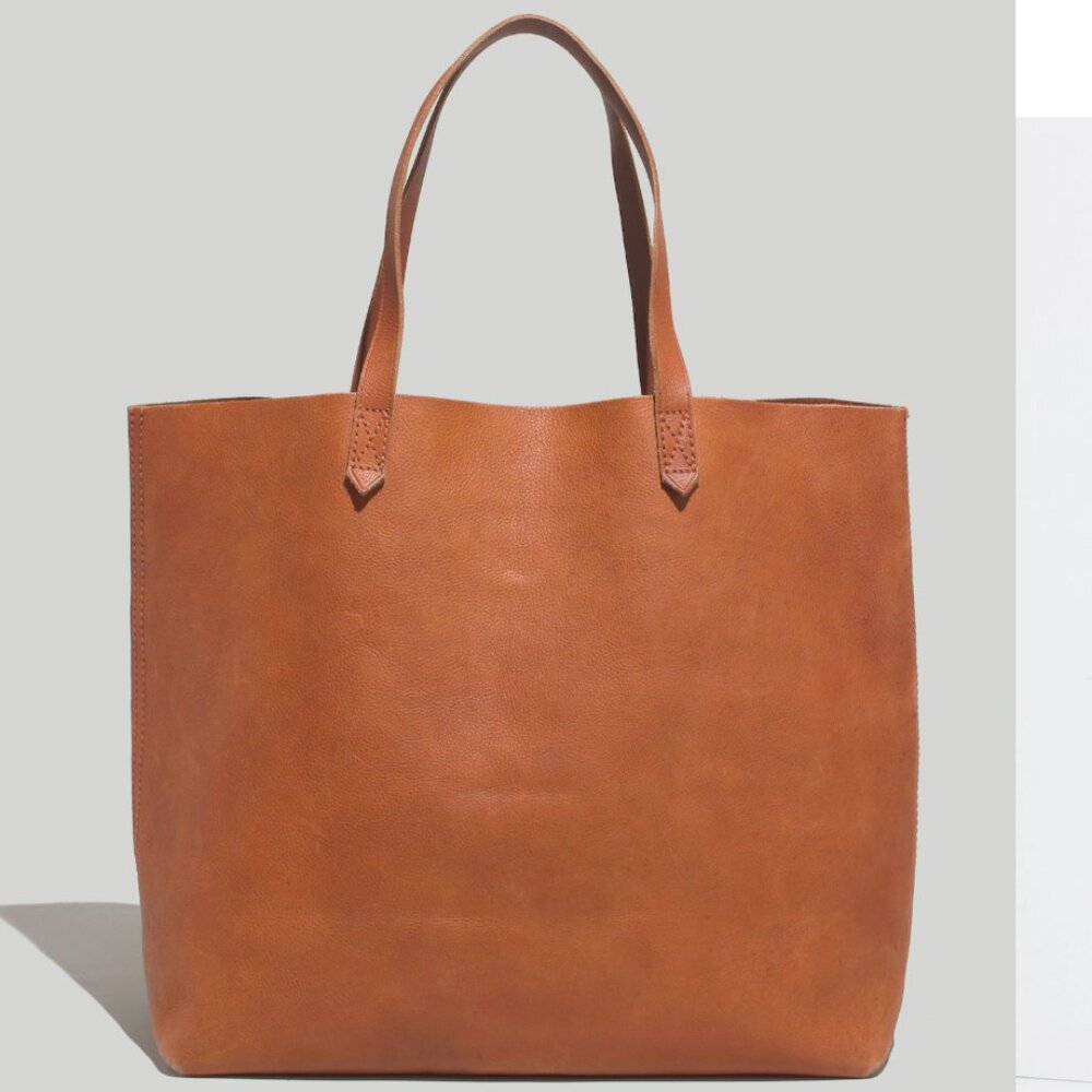 Madewell the Transport Tote - English Saddle